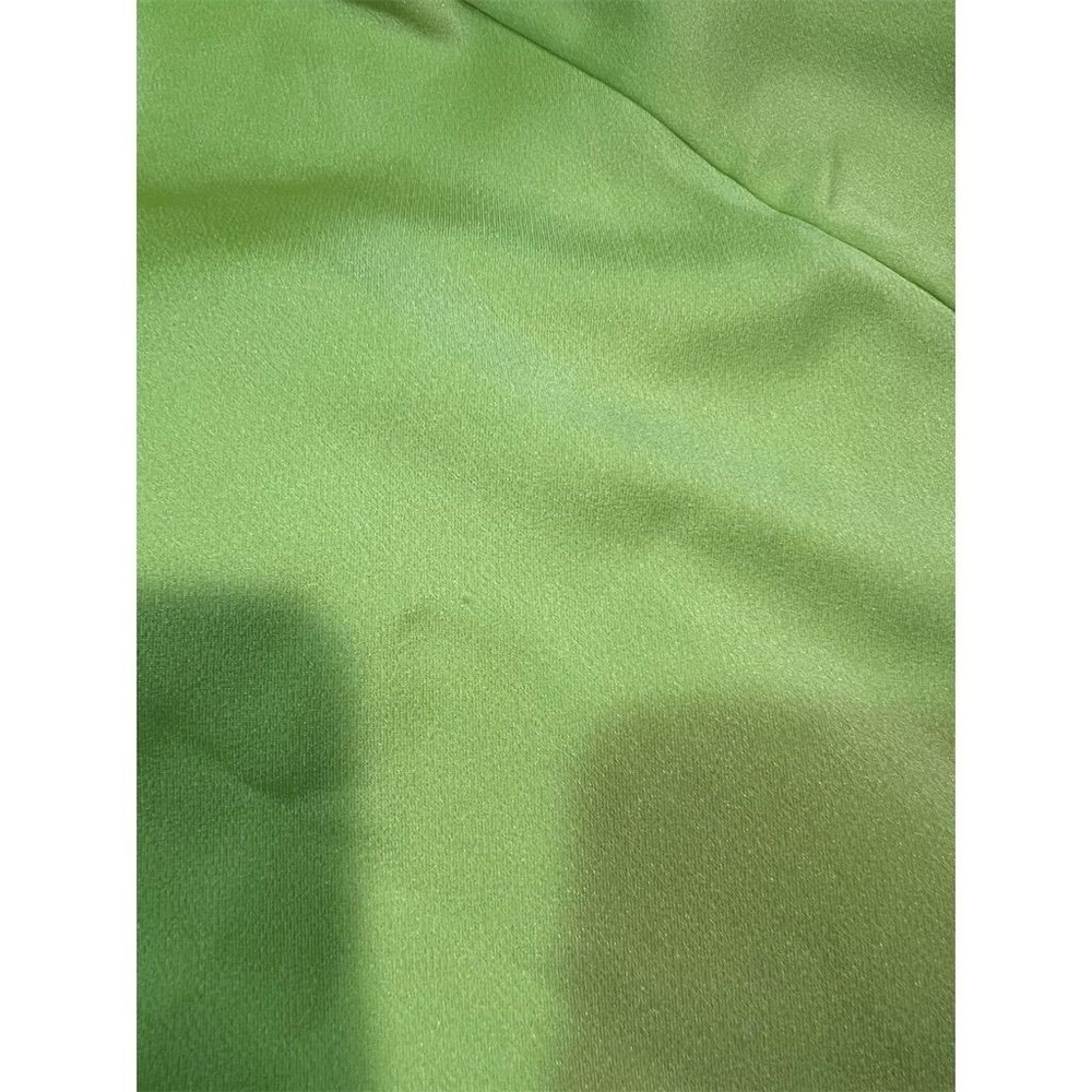 Stine Goya Rosario Tie Strap Satin Dress Yuzu Green Women's M — image 5 of 7